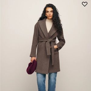 Brand new Reformation Kerri Wrap Coat!
